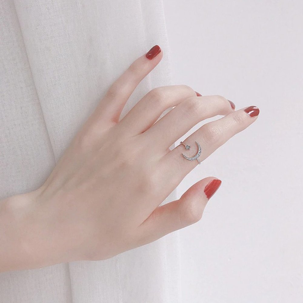 "925 Sterling Silver Simple Zircon  Rings, F227_7